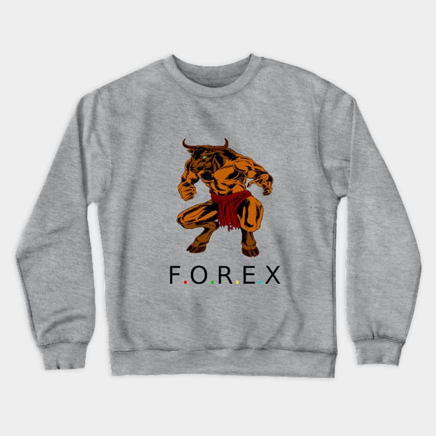 Forex Trader Crewneck Sweatshirt by cypryanus